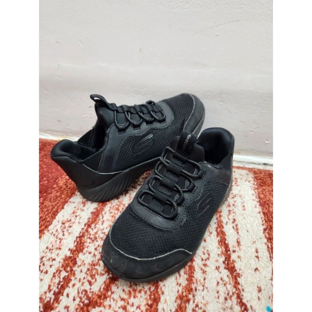 Skechers Hands Free Slip Ins Bounder Black Size Thirteen
